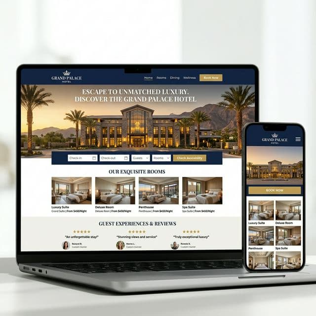 Your Hotel's Branded Website